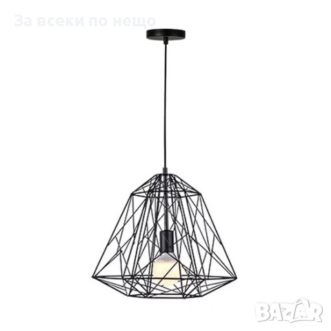 Лампа Мален - черен цвят Код P1861