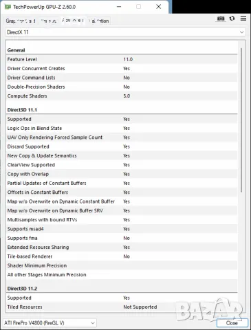 Видео карта AMD FirePro V4800 1024MB GDDR5 128bit PCI-E , снимка 14 - Видеокарти - 48078007