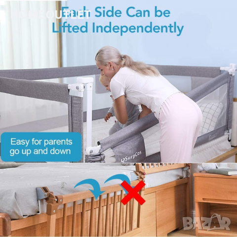 Детска предпазна преграда за легло XF0309003, снимка 3 - Други - 36337740