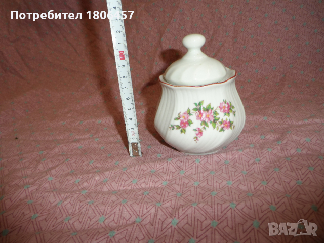 порцеланова захарница 1, снимка 3 - Антикварни и старинни предмети - 36325924