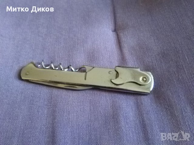 Старо немско ножче от соца без луфт с две отварачки-110х55мм, снимка 2 - Ножове - 39164338