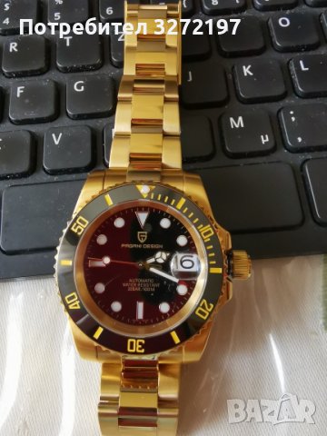 PAGANI DESIGN автоматичен часовник с Японски маханизъм SEIKO NH35,стъкло сапфир,водоустойчив, снимка 8 - Мъжки - 41544831