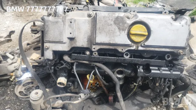 Двигател за opel zafira А 2.0д 101к.с моторa e в перфектно състояние e, снимка 2 - Части - 50218803