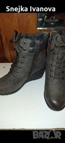 Боти Мат Стар платформа, снимка 4 - Дамски боти - 51070583