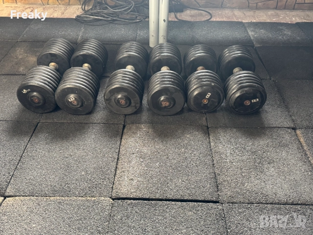 Тежки дъмбели 2х40кг, 2х44кг , 2х48кг , HEAVY DUTY DUMBBELLS