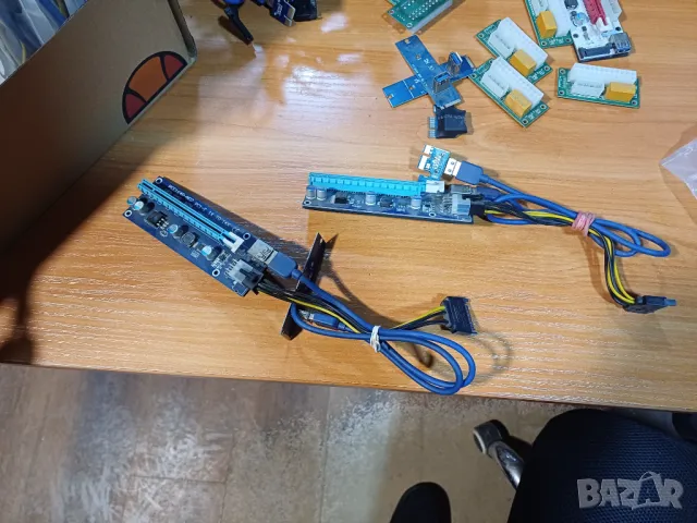 PCI - Е Extender екстендер Riser удължител за видео карти за копачки или друго, снимка 3 - Кабели и адаптери - 48786827