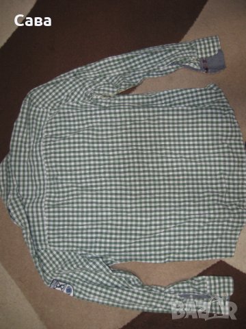 Ризи CAMP DAVID  мъжки,Л-ХЛ  /бяла,зелено каре/, снимка 3 - Ризи - 39049233