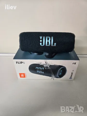 Портативна колонка JBL - Flip 6, водоустойчива, синя Чисто нова.