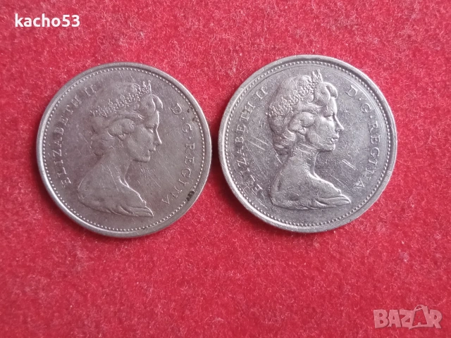 25 цента 1969 ,74 г. Канада, снимка 2 - Нумизматика и бонистика - 53465887