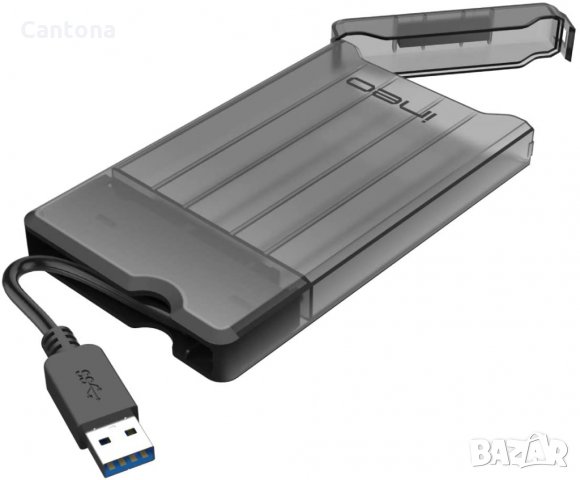ineo 2,5" USB 3.0 кутия за твърд диск,7 и 9,5 мм SATA HDD/SSD с поддържка на UASP 