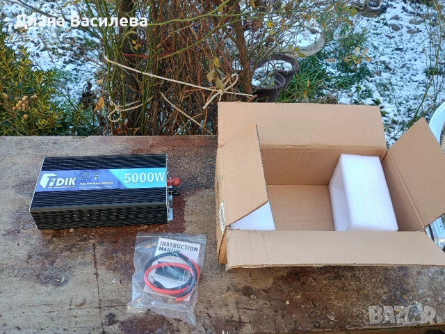 FDIK инвертор, 12V, 5000W пълна синусоида 