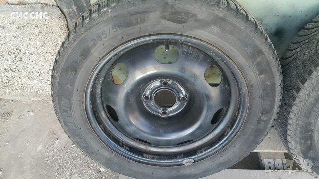 6 броя 16цола метални джанти с гуми за пежо peugeot ситроен citroen , снимка 4 - Гуми и джанти - 13536310