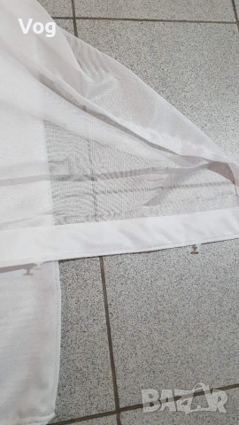 ТЮЛЕНИ ПЕРДЕТА - ГОТОВИ УШИТИ С КУКИЧКИ, снимка 5 - Пердета и завеси - 53396351