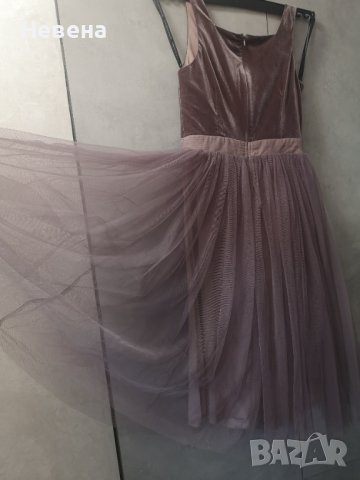 Нова Официялна Рокля Размер M Пепел от рози, снимка 3 - Рокли - 41000698