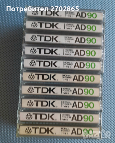 Аудио касети TDK АD – 90 мин., снимка 1 - Аудио касети - 44745854