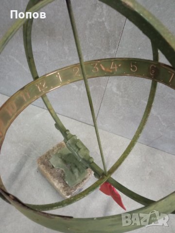 Античен слънчев часовник атлас, снимка 11 - Статуетки - 40499015