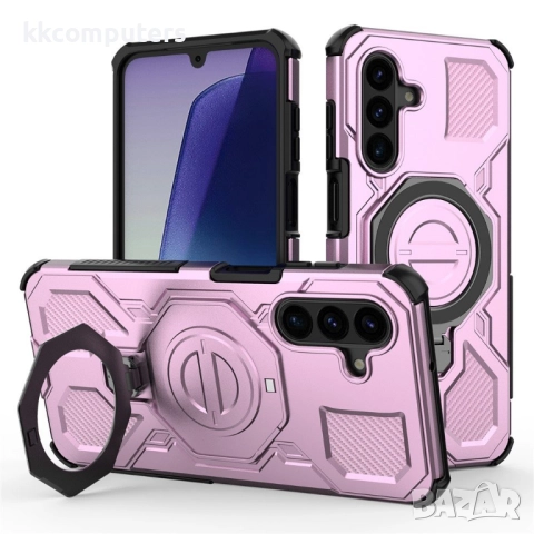 Магнитен калъф и Протектор за Samsung Galaxy A17 5G / A17 4G| Удароустойчив Корпус с 360° Въртяща Ст, снимка 3 - Калъфи, кейсове - 52200389