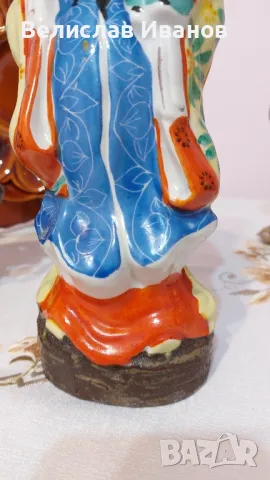 Порцеланова винтидж китайска фигура. Перфектно състояние., снимка 5 - Колекции - 47898064