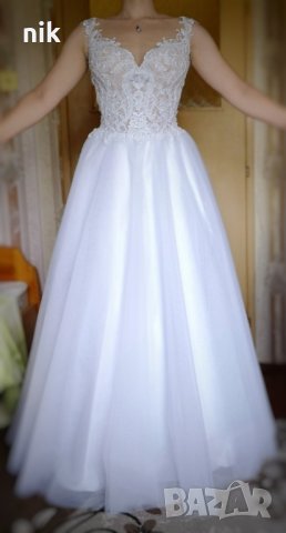 Сватбена рокля , снимка 3 - Сватбени рокли - 42337345