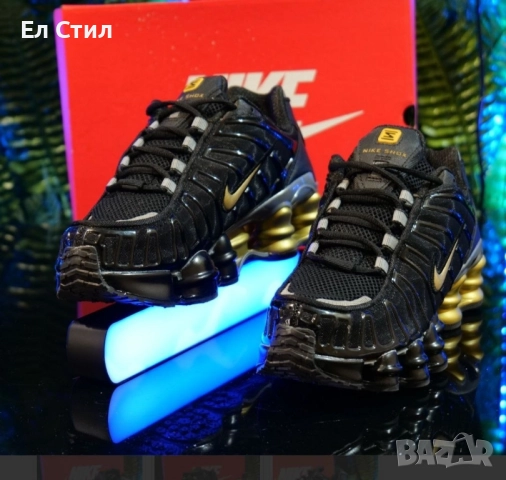 📌Nike Shox TL Black 36 37 38 39 40 41 42 44 45 номер Цена 195лв/99.70€ Еконт, снимка 2 - Маратонки - 52240397
