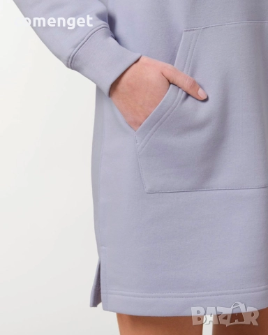 ХИТ 2025! Дамски дизайнерски суичър JUST DO IT, тип рокля! Различни цветове., снимка 3 - Суичъри - 51640559