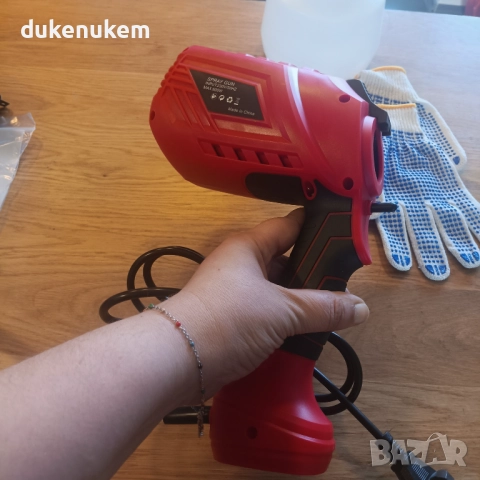 Електрически пистолет за боядисване 700W, 1200 мл, 4 медни дюзи, снимка 8 - Други инструменти - 52721909