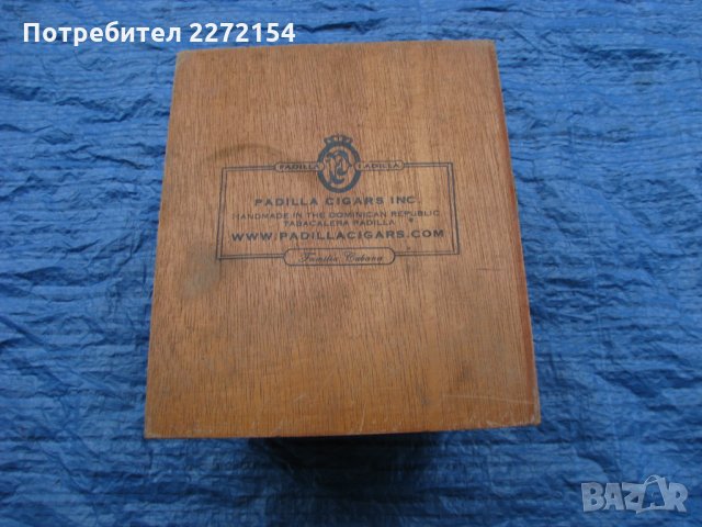 Стара дървена кутия PADILLA, снимка 4 - Антикварни и старинни предмети - 34605626