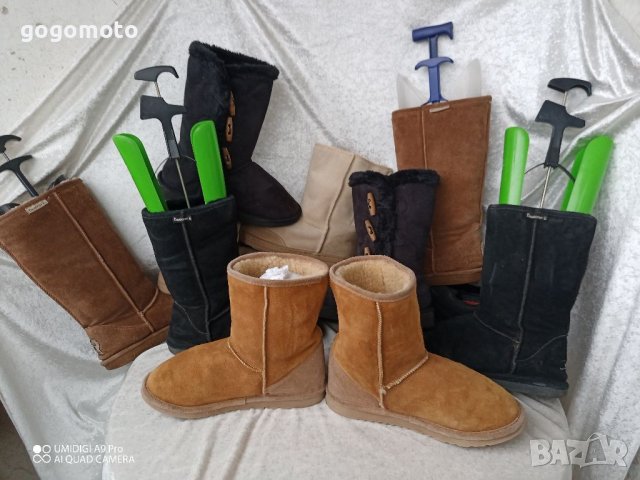 UGG® boots аналог на UGG®, N- 38 - 39, топли унисекс боти,апрески - естествен велур,естествена вълна, снимка 4 - Дамски боти - 39304989