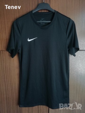 Nike оригинална черна мъжка тениска фланелка размер S , снимка 1 - Тениски - 41887986