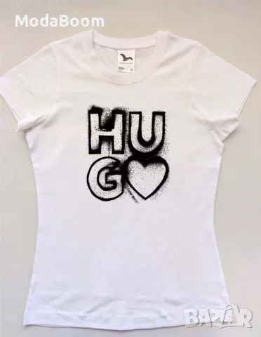 Hugo памучна дамска тениска 