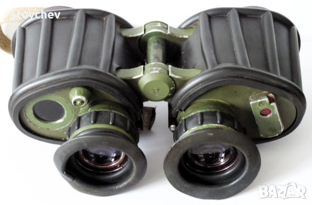 Военен бинокъл Carl Zeiss Jena D.F. 7x40 NVA 1962г., снимка 2 - Колекции - 52419034