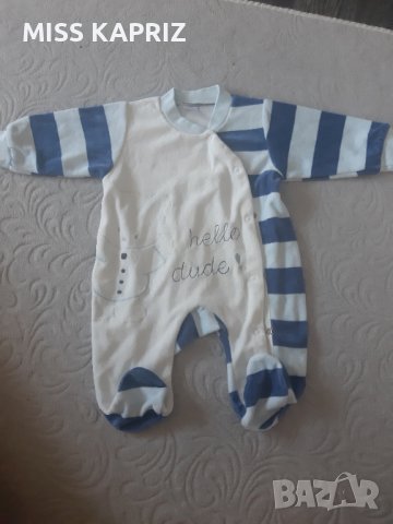 Плюшен ромпър за момче 3-6мес., снимка 1