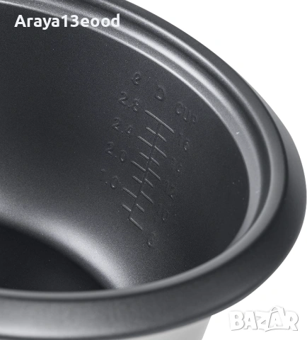 Bestron ARC180 Мултифункционален уред за готвене на пара от неръждаема стомана 1.8 литра 700 W, снимка 6 - Уреди за готвене на пара - 53800254