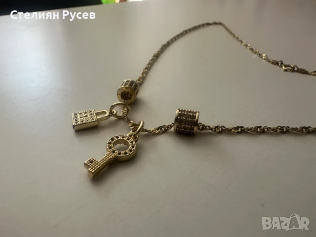  6.58 гр дамско златно колие / синджир / ланец / злато / златен / GOLD 585 / 14 карата с ключ , снимка 4 - Колиета, медальони, синджири - 50861261