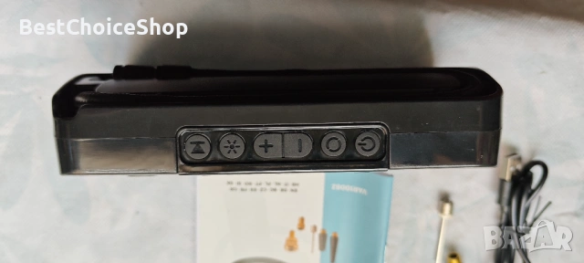 VARO – Безжична въздушна помпа 8V, 150 PSI, фенер, приставки, снимка 8 - Аксесоари и консумативи - 53400234