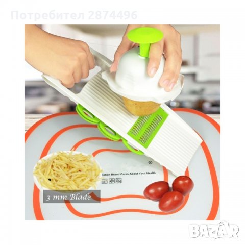 1808 Ренде с 5 вида взаимозаменяеми остриета от неръждаема стомана , снимка 4 - Други - 35738196