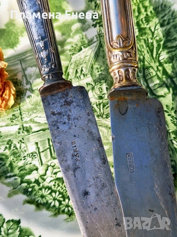 Антикварни френски ножове Paris, снимка 2 - Антикварни и старинни предмети - 53613932
