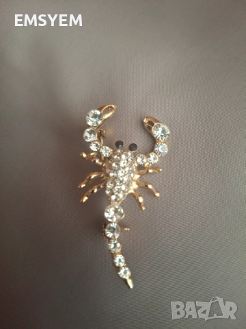 Брошка Скорпион , снимка 4 - Други - 51553035