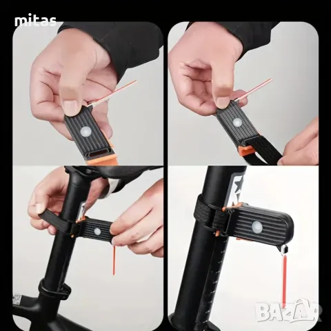 LED TAIL LIGHT стоп светлина за велосипед с висока яркост, линия - USB, снимка 10 - Аксесоари за велосипеди - 47571106