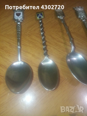 Колекционерски посребрени сувенирни лъжички, снимка 8 - Прибори за хранене, готвене и сервиране - 53057898