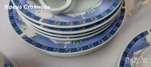 Троен сет с коледен декор, GPK Schoß Schönbrunn, снимка 7 - Чаши - 47319747