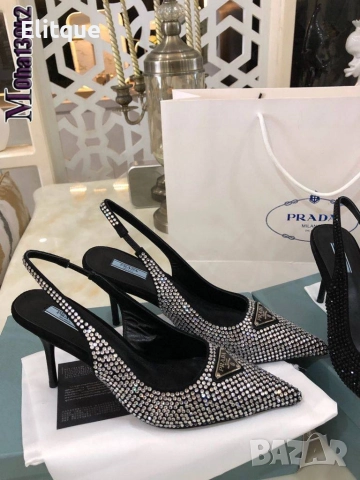 обувки на ток prada, снимка 4 - Дамски обувки на ток - 52612274
