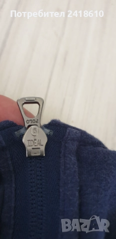 POLO Ralph Lauren  Full Zip  Cotton Mens Size M  ОРИГИНАЛ! Мъжко Горнище с цял Цип!, снимка 10 - Спортни дрехи, екипи - 51711941