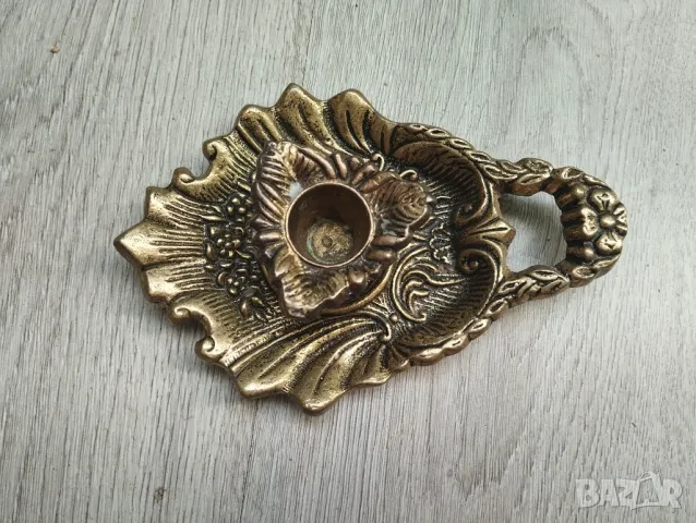 Носим свещник арт деко, снимка 2 - Антикварни и старинни предмети - 48488874