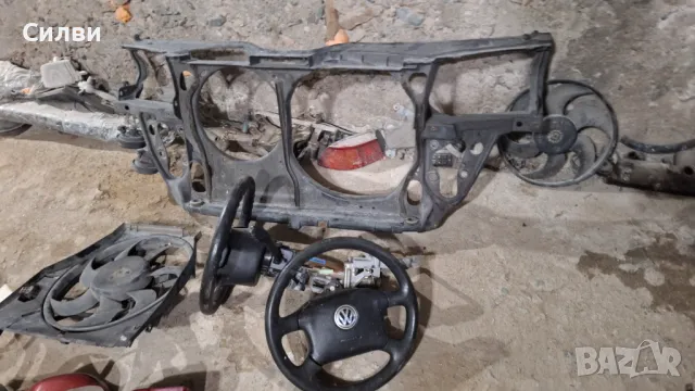 Маска преден панел държач с вентилатори за Пасат Б5 от Vw Passat B5 1.9TDI малък голям вентилатор, снимка 1