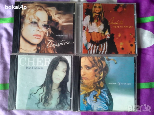 Anastasia, Cher, Madonna