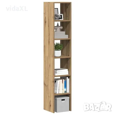 vidaXL Библиотеки 2бр стифиращи дъб артизан 30x30x80см инженерно (SKU:858820), снимка 2 - Други - 48729129