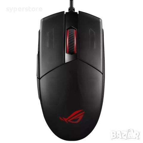 Мишка USB геймърска Asus Rog Strix Impact II, 6200 dpi, снимка 2 - Клавиатури и мишки - 52747565