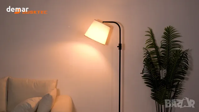 Умна RGB дъговидна подова лампа DUSKTEC с приложение и Alexa, снимка 7 - Лампиони - 55945958