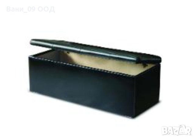 Табуретка от еко кожа с ракла за съхранение , снимка 1 - Ракли - 42116305